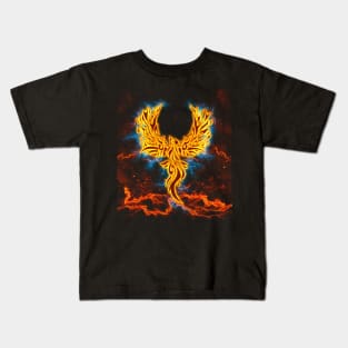 Golden Fenix Lightning wings Kids T-Shirt